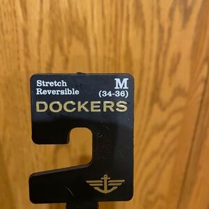 Dockers Black Stretch Reversible Belt